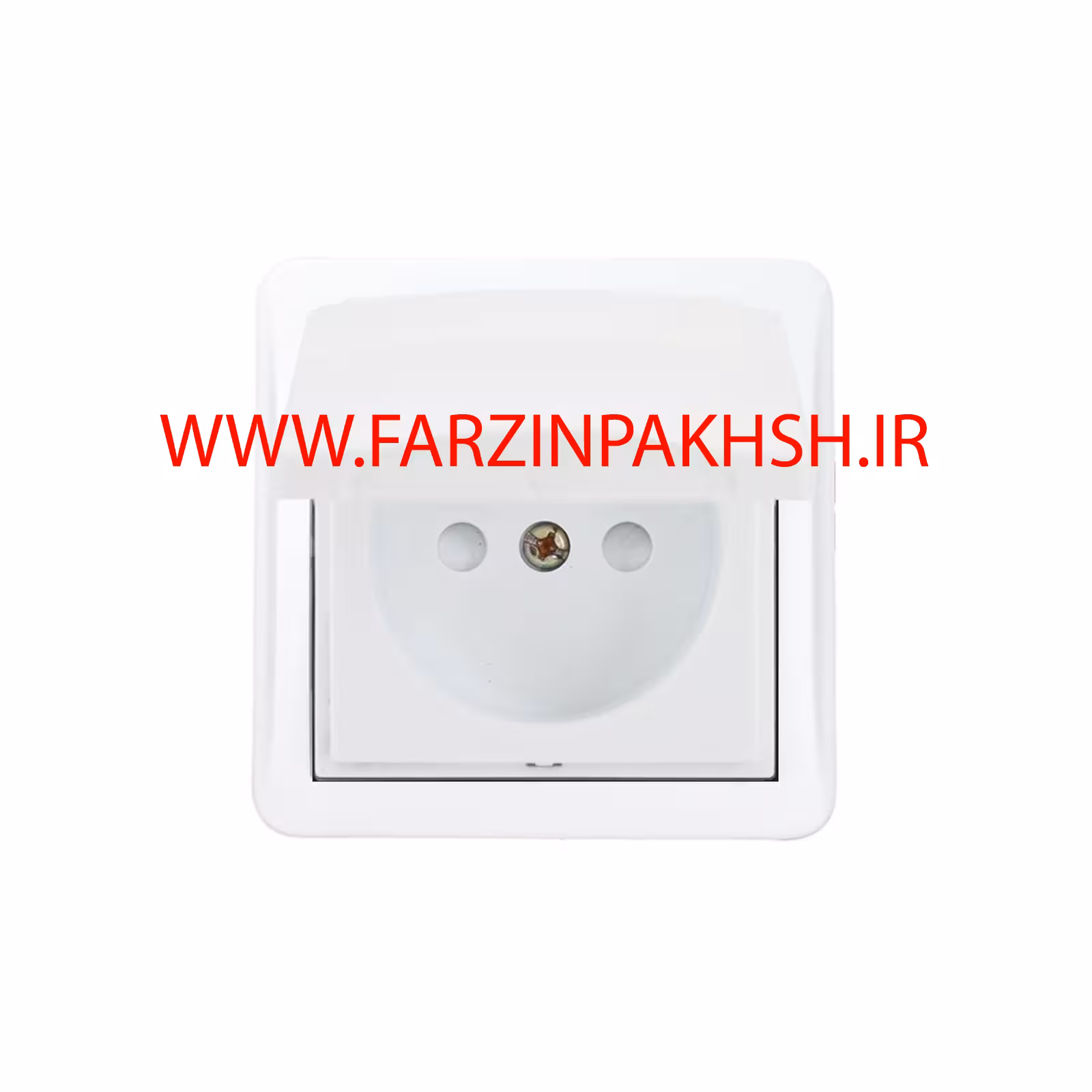 پریز ارتدار سرامیکی دربدار با قفل کودک روکار پارت الکتریک مدل شهاب 4059
