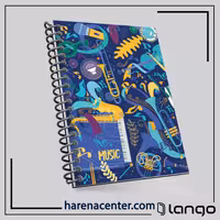 دفتر نوت موسیقی کد 3 برند لانگو