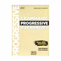 (سیاه سفید) Grammaire progressive du francais avec 200 exercices