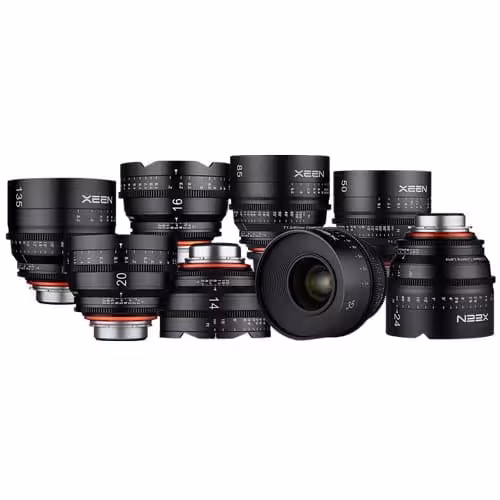 ست لنز زین سری Xeen 16,24, 35, 50, 85, 135mm