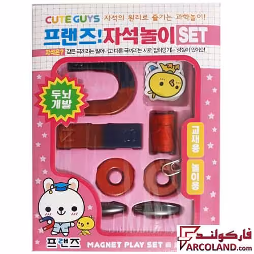 ست آهنربا دانش آموزی مجموعه 6 عددی