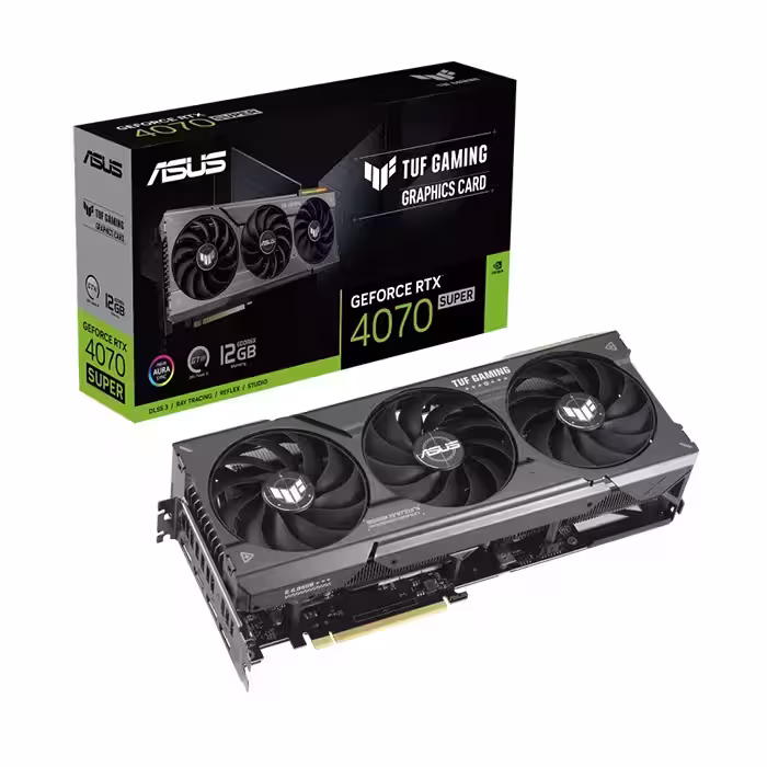 کارت گرافیک ایسوس TUF Gaming GeForce RTX 4070 SUPER OC Edition 12GB