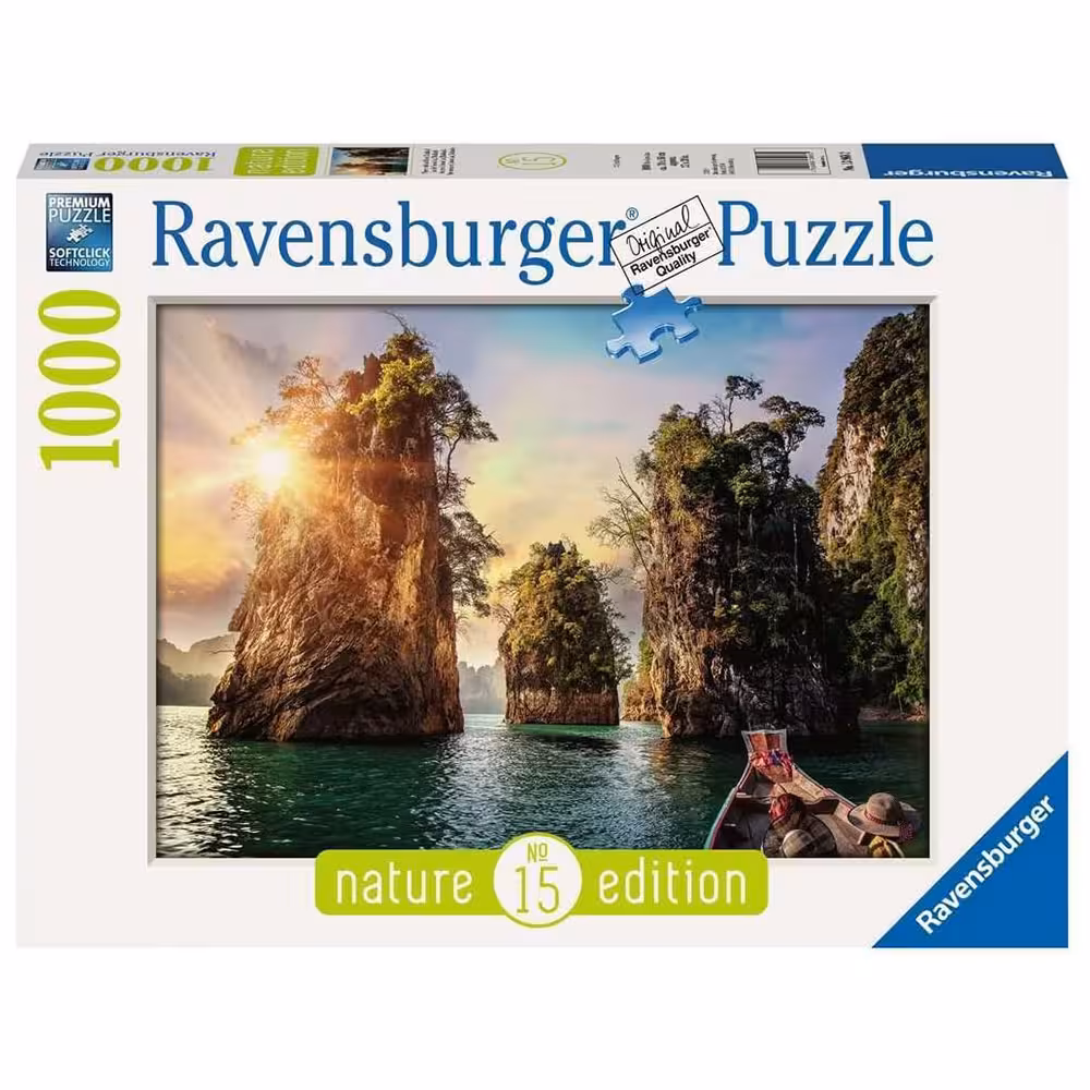 پازل 1000 قطعه Ravensburger طرح صخره‌های سه تایی در چیو