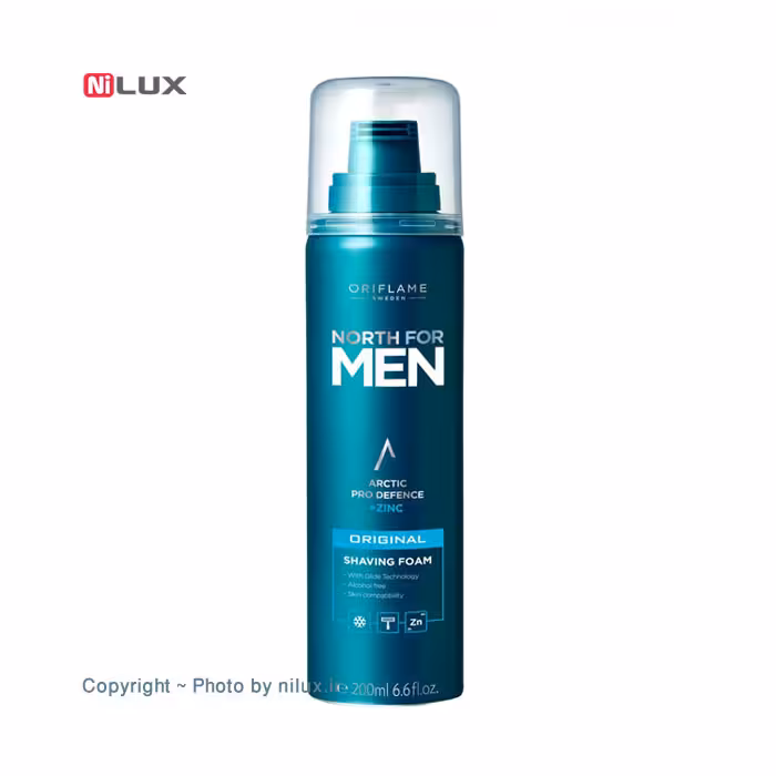 فوم اصلاح اوریف لیم مدل North For Men حجم 200 میلی لیتر