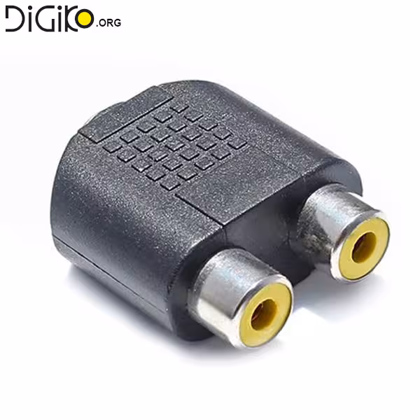 تبدیل جک 3.5 ماده به 2 RCA ماده