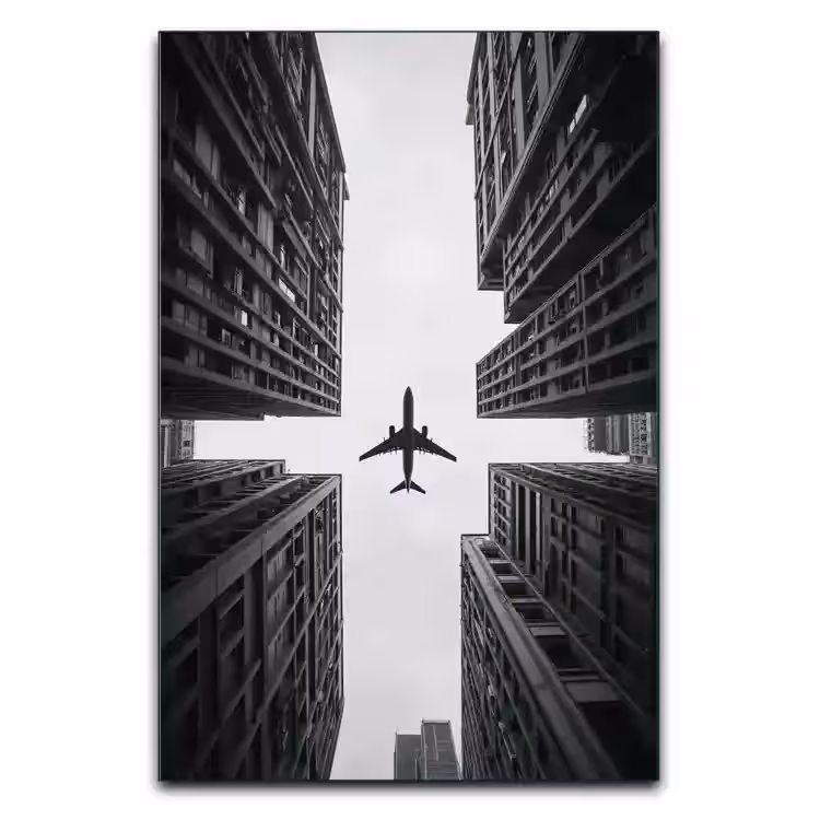 تابلو طرح مینمیال هواپیمان