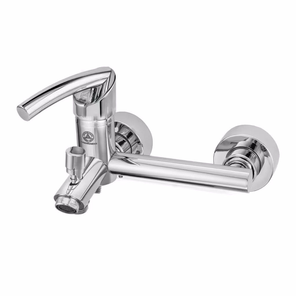 شیر حمام قهرمان مدل تنسو رویال کروم