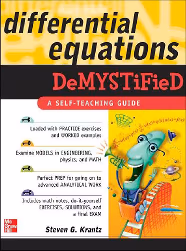 خرید و دانلود نسخه کامل کتاب Differential Equations Demystified
