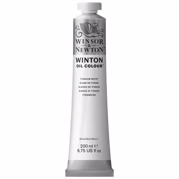 رنگ روغن وینزور وینتون titanium white 644 (حجم 200 میلی لیتر)
