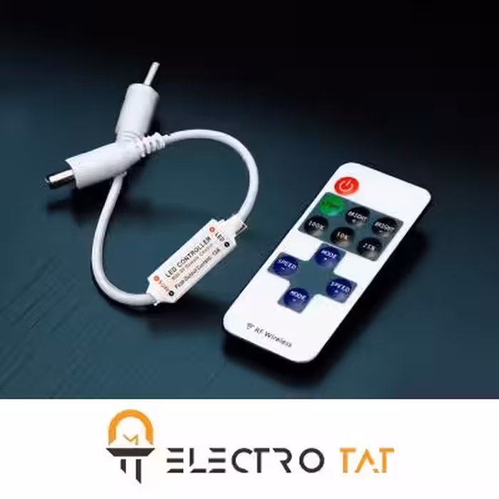 دیمر 12 و 24 ولت با کنترلر RF ریسه LowLine لوپ لایت