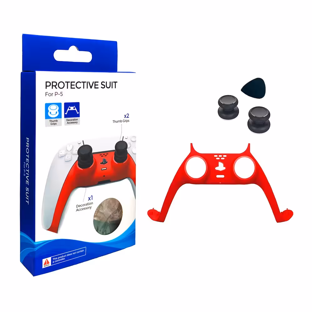 قاب رنگی دسته PS5 به همراه سر آنالوگ مدل 1521