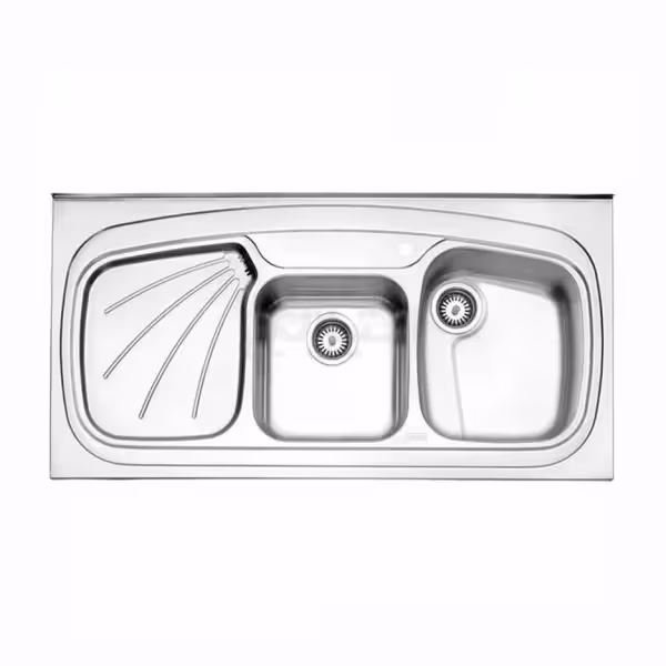 سینک طرح پروانه روکار استیل البرز کد 614