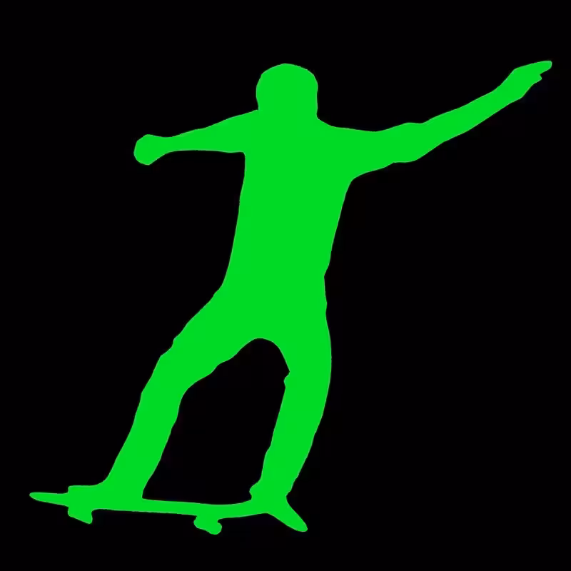 استیکر کلید و پریز مدل شبنما طرح اسکیت سوار