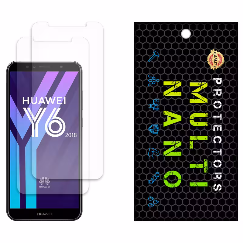 محافظ صفحه نمایش مات مولتی نانو مدل X-S2M مناسب برای گوشی موبایل هوآوی Y6 Prime 2018 بسته دو عددی | کالا برتری