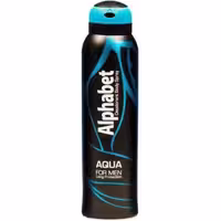 اسپری خوشبو کننده بدن مردانه آلفابت alphabet مدل AQUA حجم 150 میل