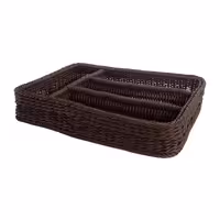 جا قاشقی کابینتی حصیری زیبا مدل 4 خانه