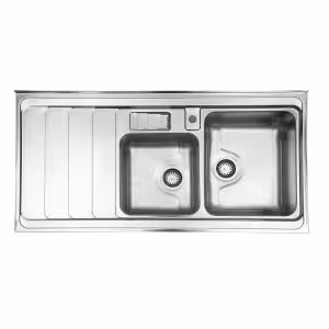 سینک استیل البرز816 لگن روکار