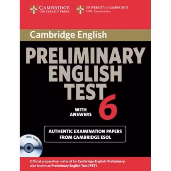 کتاب Cambridge Preliminary English Test 6 Self Study Pack