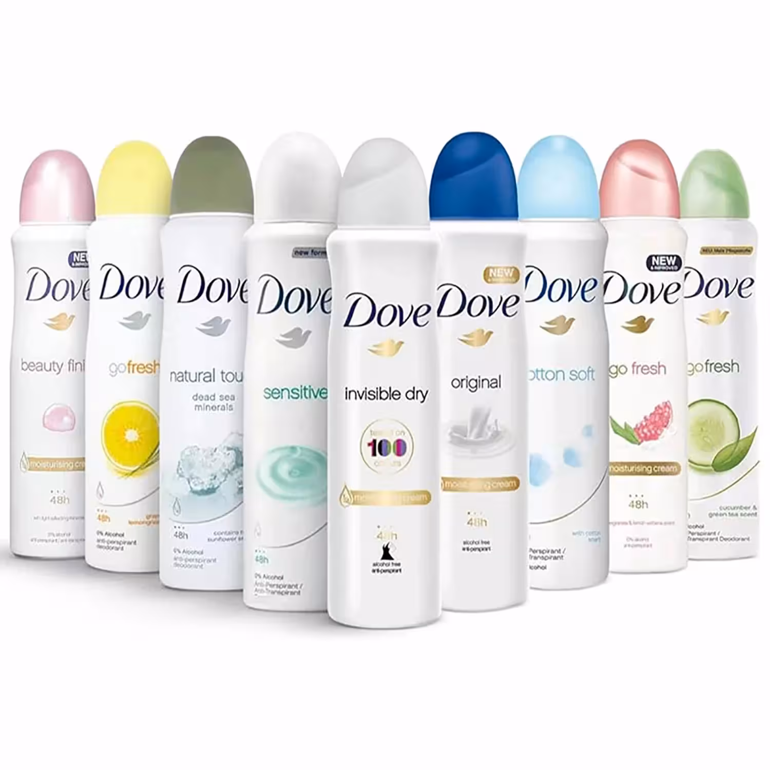 اسپری ضد تعریق داو با رایحه‌ های متنوع حجم 250 میل (محافظت 48 ساعته) | Dove Deodorant Spray