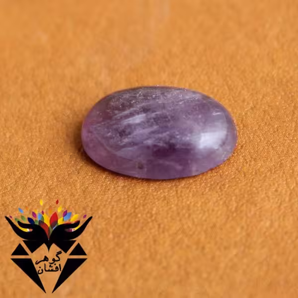 نگین آمتیست اصل خوشرنگ دامله کد N_1525