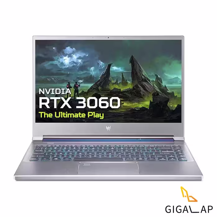 لپ تاپ گیمینگ ACER PREDATOR TRITON 14 مدل I7 11370H 16GB 1TB SSD 6GB RTX 3060 14,1 INCH FHD 144Hz