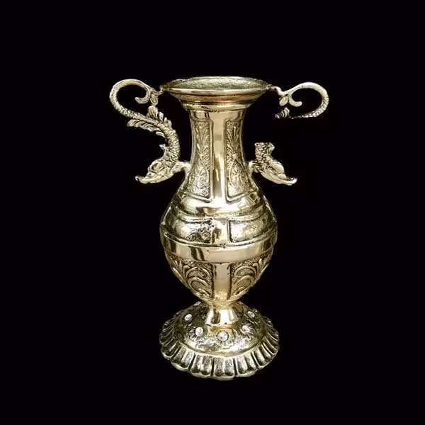 گلدان رومیزی برنز بزرگ