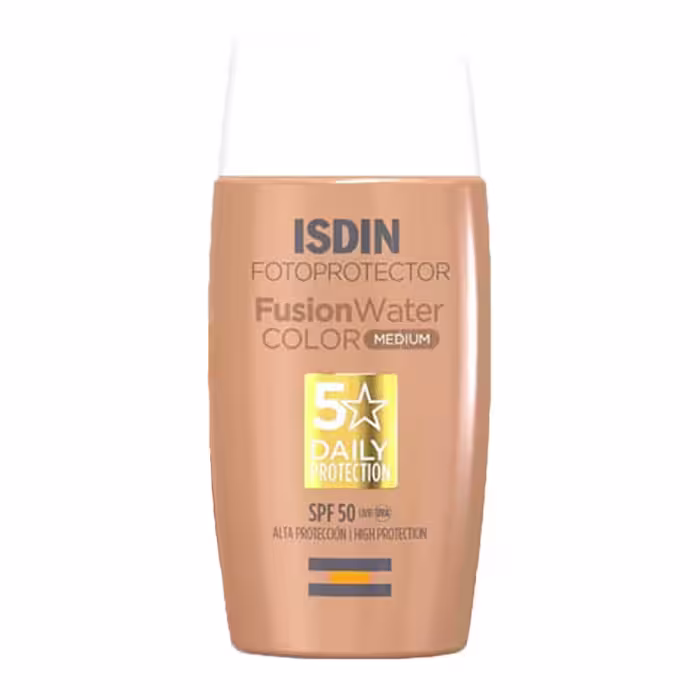 ضد آفتاب SPF50 فیوژن واتر رنگی ایزدین رنگ Medium حجم 50ml
