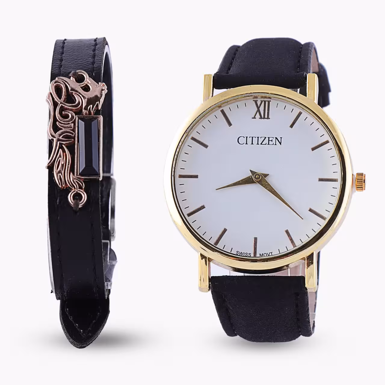 ست ساعت مچی CITIZEN و دستبند مدل 864