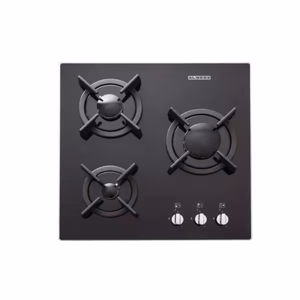 اجاق گاز رومیزی سه شعله‌ مدل G-3501 استیل البرز