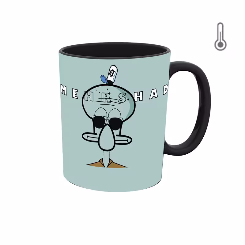 خرید ماگ-لیوان حرارتی  اسم مهرشاد  اختاپوس