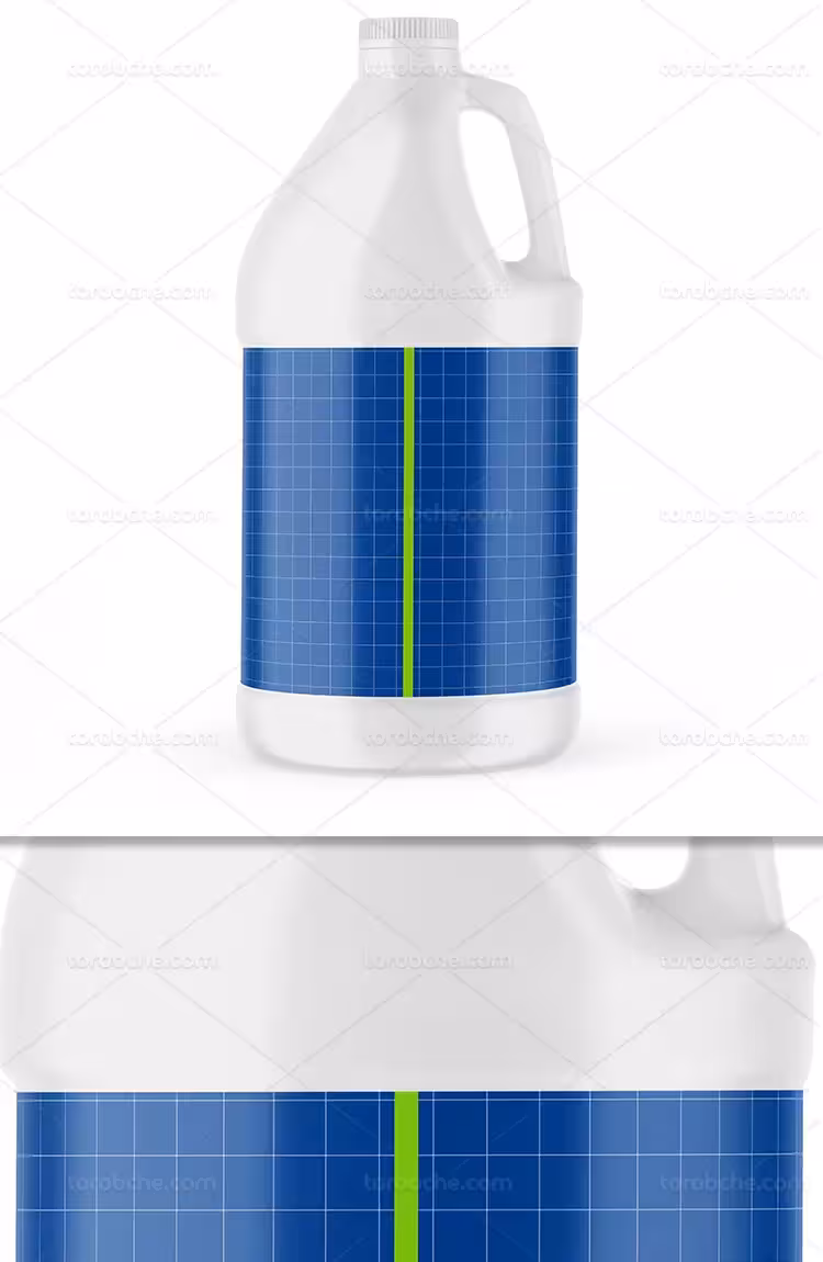 موکاپ بسته بندی قوطی وایتکس | گرافیک با طعم تربچه