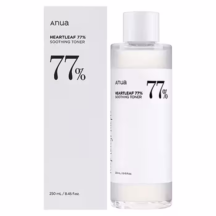 تونر تسکین دهنده 77% آنوا ANUA Heartleaf Soothing Toner