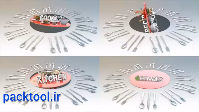 دانلود پروژه آماده افتر افکت تیزر برنامه تلویزیونی آشپزی Cooking Tv Show - پک تول