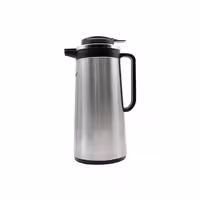 فلاسک استیل کلورانس مدل شیشه صورتی 1.9 لیتری