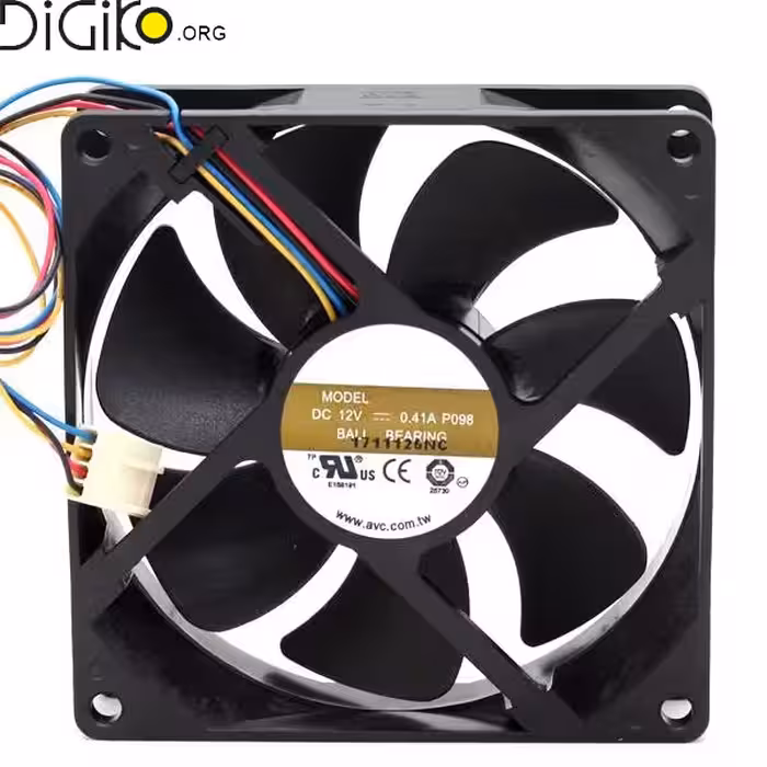 فن9در9در2.5 12 ولت 410 میلی امپر بلبرینگی