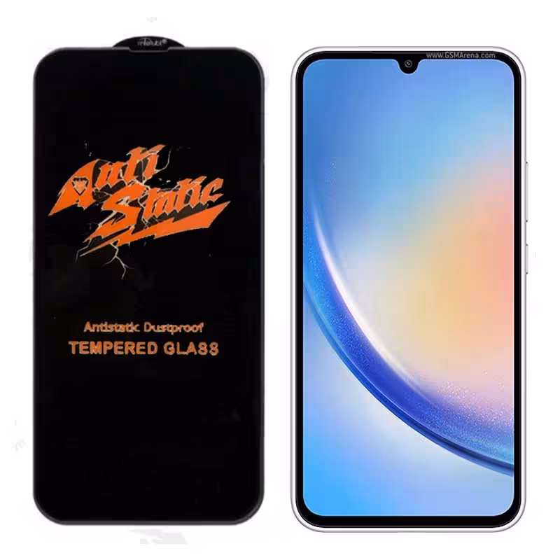گلس تمام صفحه مقاوم گوشی Samsung Galaxy A34 5G مدل Anti-Static