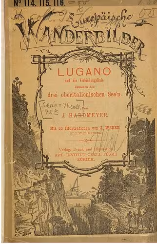 خرید و دانلود نسخه کامل کتاب Lugano und die Verbindungslinie zwischen den drei oberitalienischen Seen