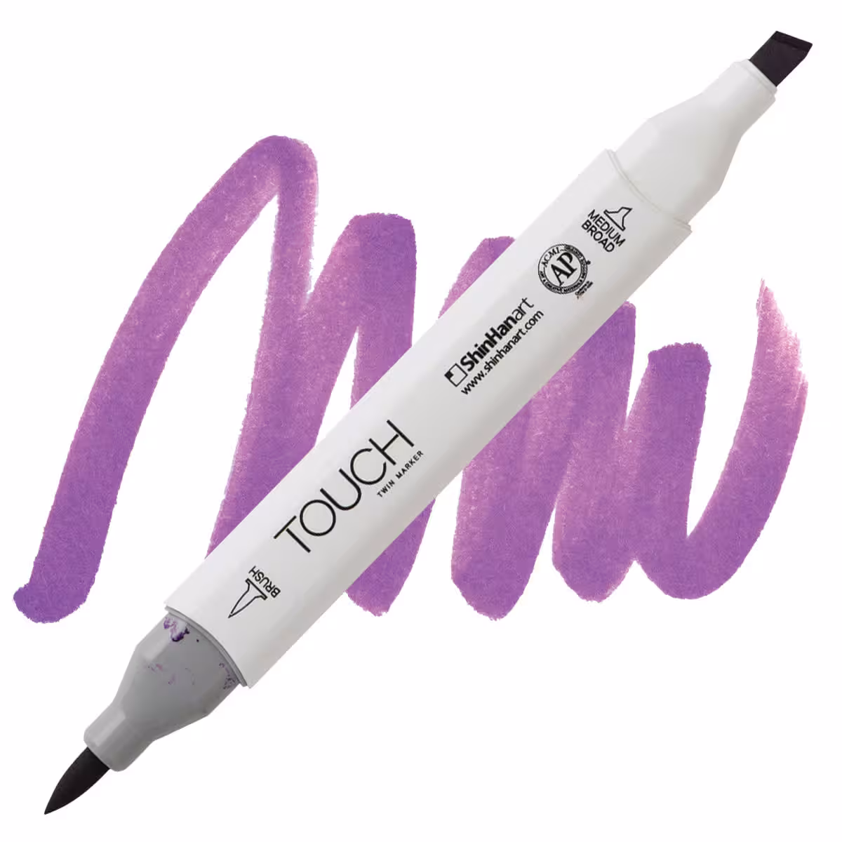 ماژیک طراحی دو سر تاچ (بدنه سفید) کد P82