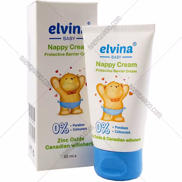 کرم محافظ پای کودک الوینا حاوی 10 درصد زینک اکساید 50 میلی لیتر