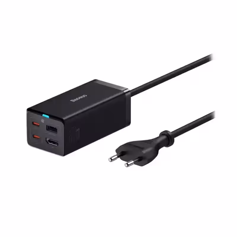شارژر رومیزی و هاب باسئوس Baseus GaN5 Pro Fast Charging 1U 2C  HDMI 67W
