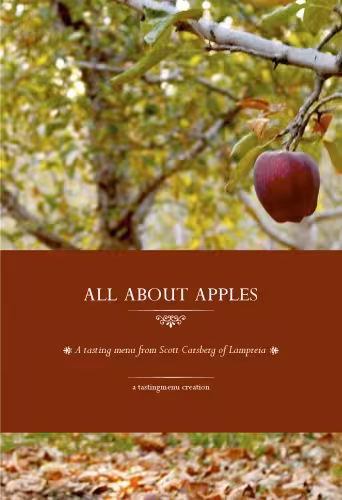 خرید و دانلود نسخه کامل کتاب All About Apples - A tasting menu from Scott Carsberg of Lampreia