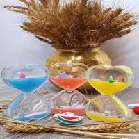 ساعت شنی (روغنی) طرح قلب  رنگی مدل T 1