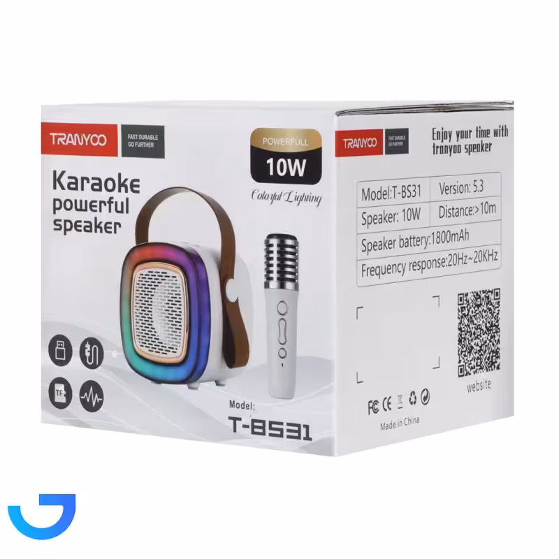 جزئیات ، قیمت و خرید اسپیکر بی سیم TRANYOO مدل T-BS31 | فروشگاه آریا