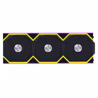 فن کیس لیان لی LIAN LI UNI FAN SL WIRELESS 120 3×1 BLACK REVERSE