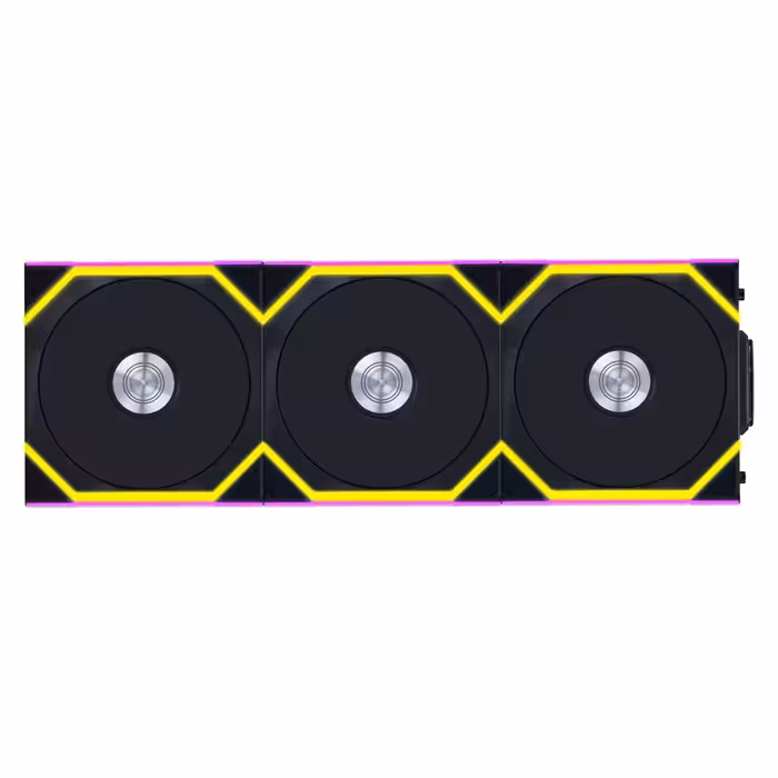 فن کیس لیان لی LIAN LI UNI FAN SL WIRELESS 120 3×1 BLACK REVERSE