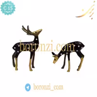 گوزن جفتی برنجی کد 451
