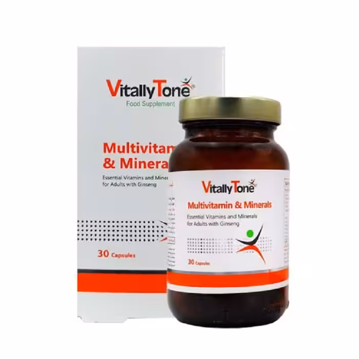 کپسول ژلاتینی مولتی ویتامین و مینرال ویتالی تون (30 عددی)