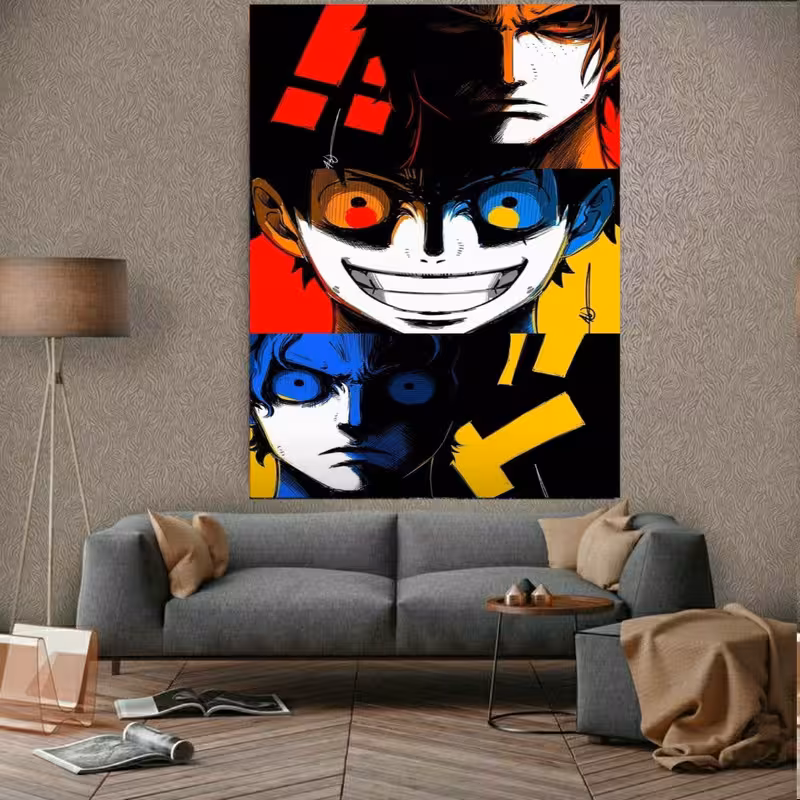 تابلو شاسی طرح انیمه وان پیس One Piece مدل SDP221 | دنیای قاب