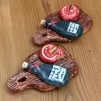 مگنت سرامیکی خوشمزه ها طرح نه