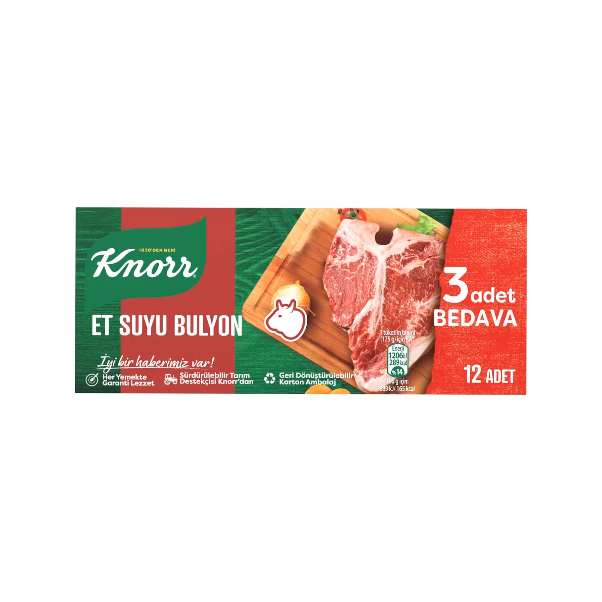 عصاره گوشت کنور بسته 12 عددی